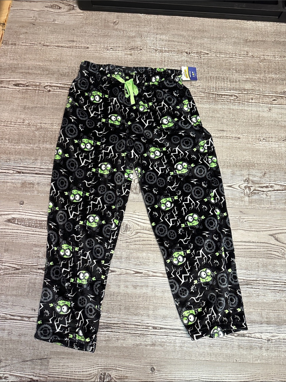Women’s Black Pajama Pants with Minions Print